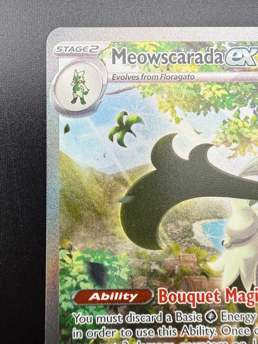 Meowscarada ex - 256/193 Paldea Evolved Holo Special Illustration Pokemon - NM